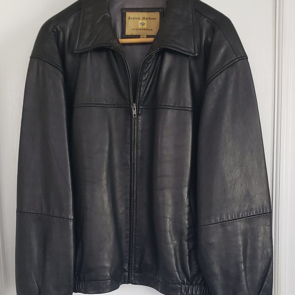 Mens leather jacket